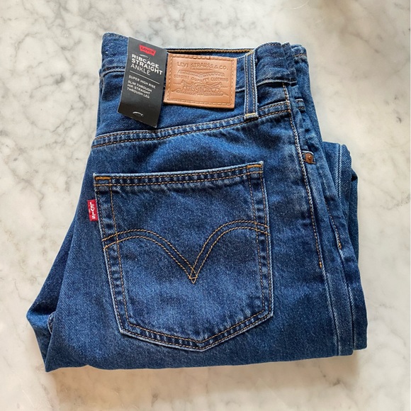 Levi’s Premium Ribcage Straight Ankle Jean NWT - Picture 1 of 6